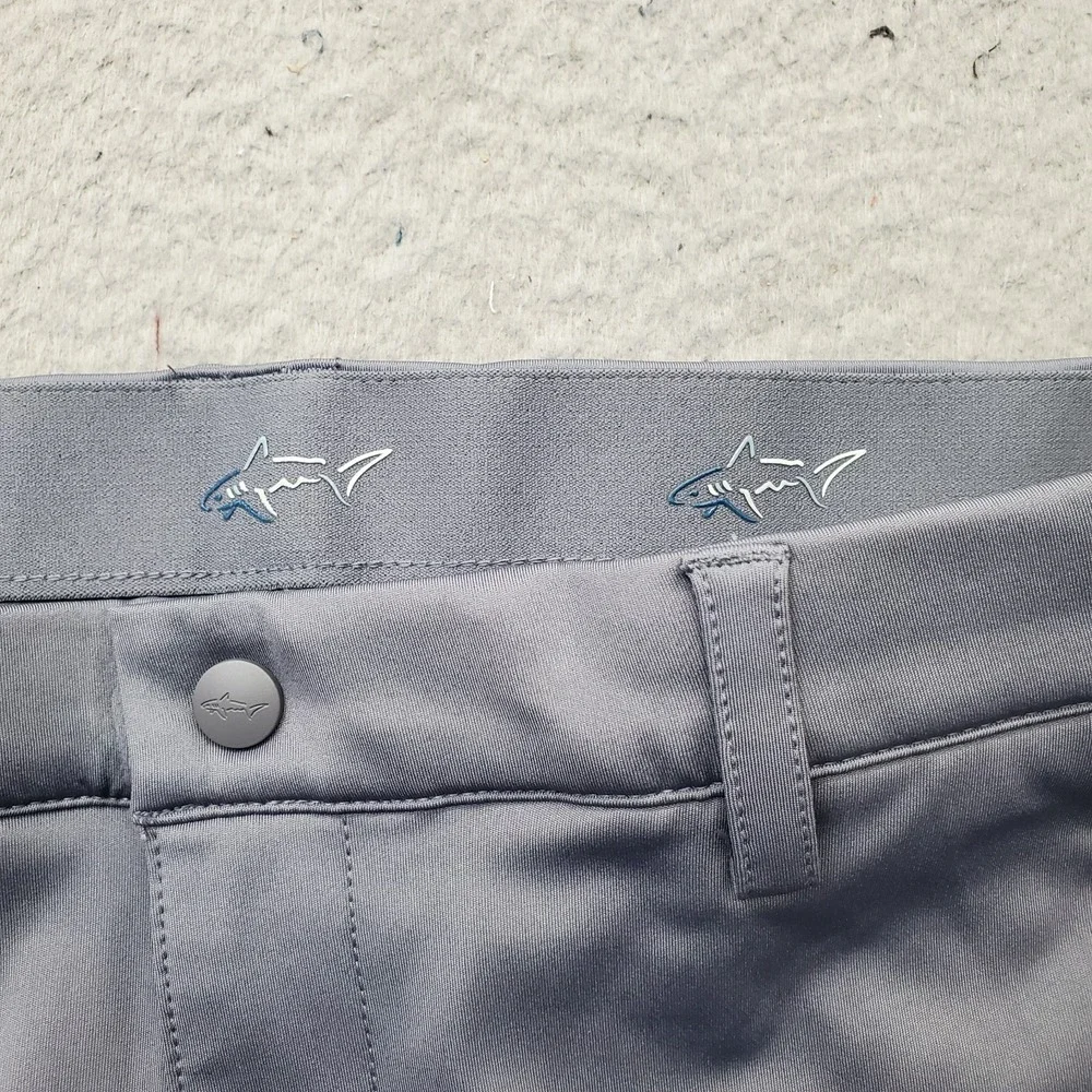 Greg Norman Golf Shorts Mens 32 Gray Play-Dry Performance Stretch Quick Dry